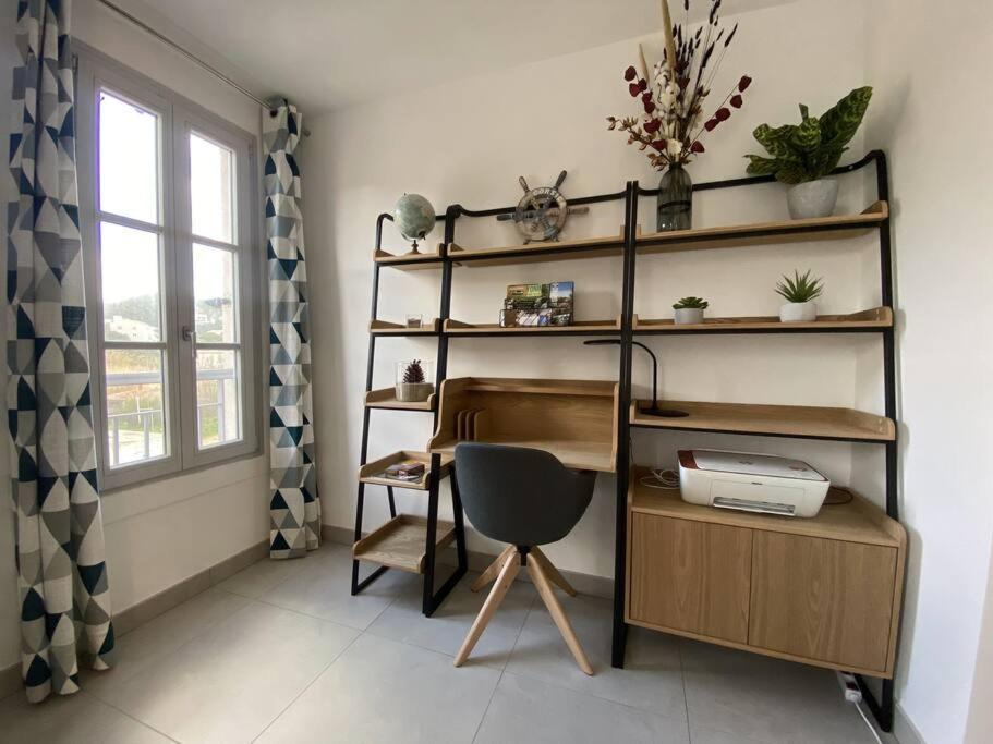 B32- T3-Les Hauts Du Port-Parking-Clim-Wifi-50M Du Port Bonifacio  Luaran gambar